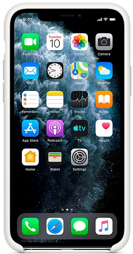 Apple для iPhone 11 Pro Silicone Case (белый)